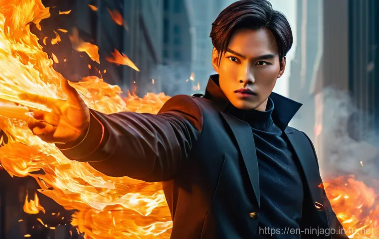 닌자고 주인공들의 트라우마 - Here are three detailed image prompts: