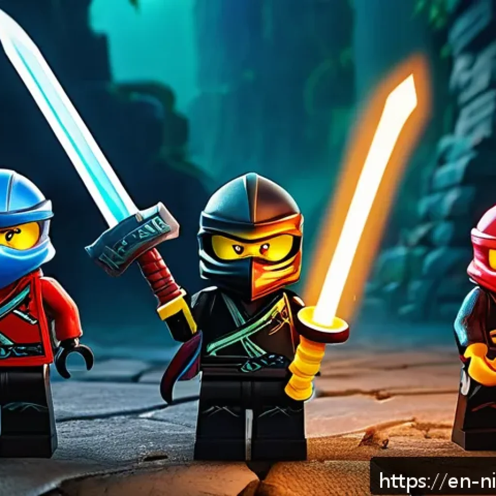 닌자고 시즌별 평가 순위 - A dynamic battle scene featuring the core Ninjago ninja team from Season 1, showcasing their vibrant...