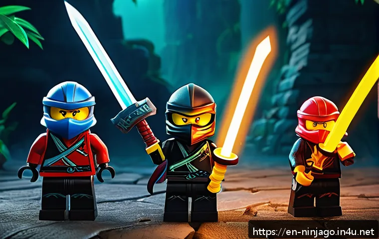 닌자고 시즌별 평가 순위 - A dynamic battle scene featuring the core Ninjago ninja team from Season 1, showcasing their vibrant...
